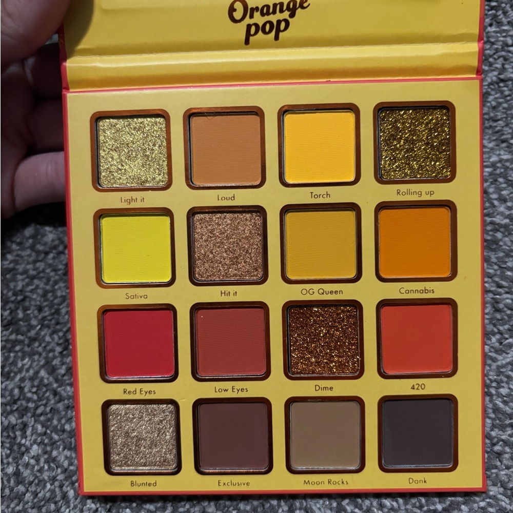Orange Pop Eyeshadow Palette by Kara Beauty
